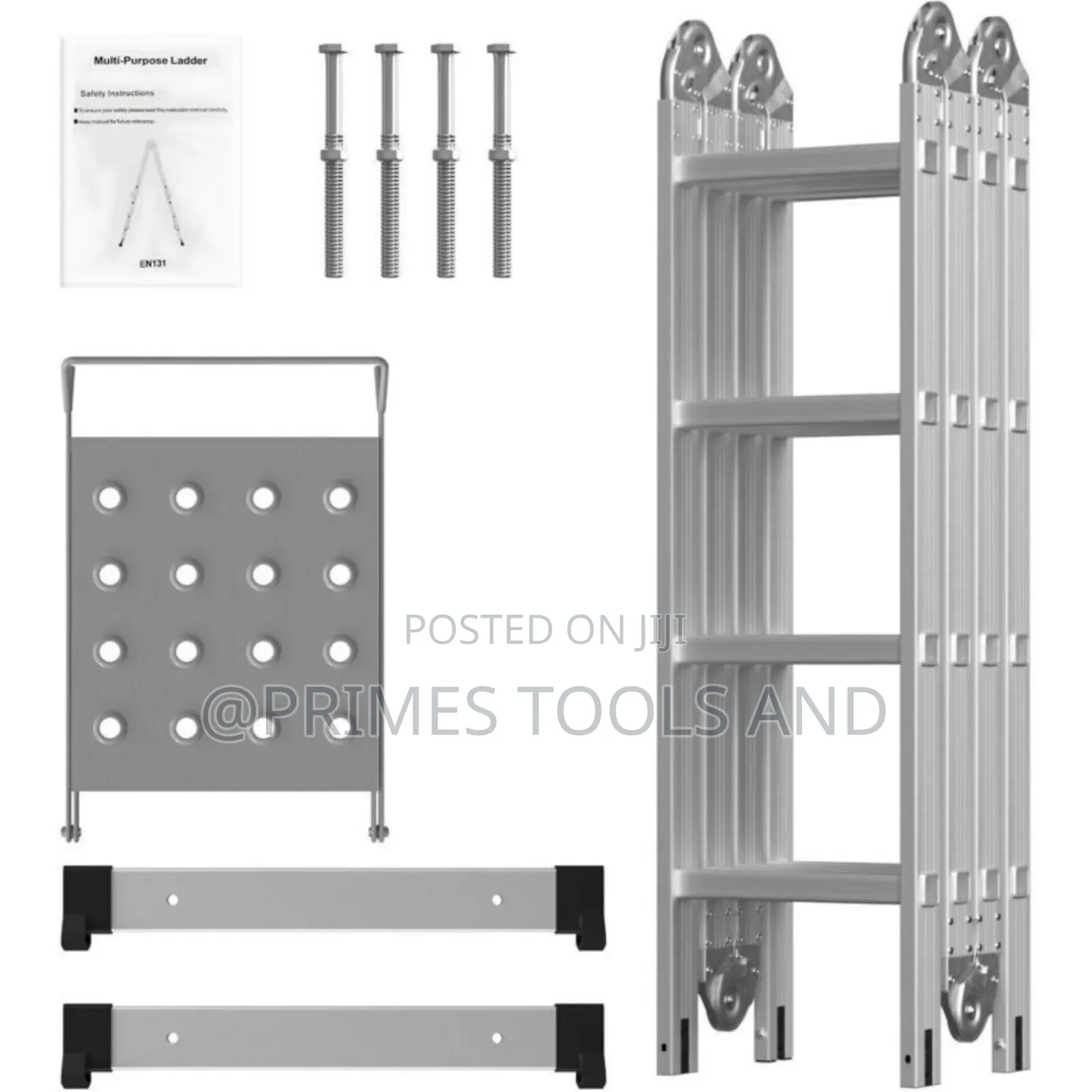 Multi-Purpose Folding Aluminum Ladder –
