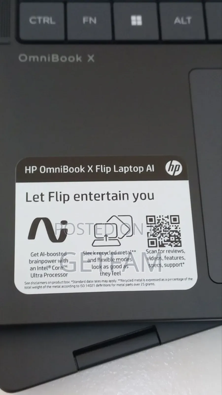 New Laptop HP Omen X 17t 16GB Intel Core Ultra 7 SSD 1T