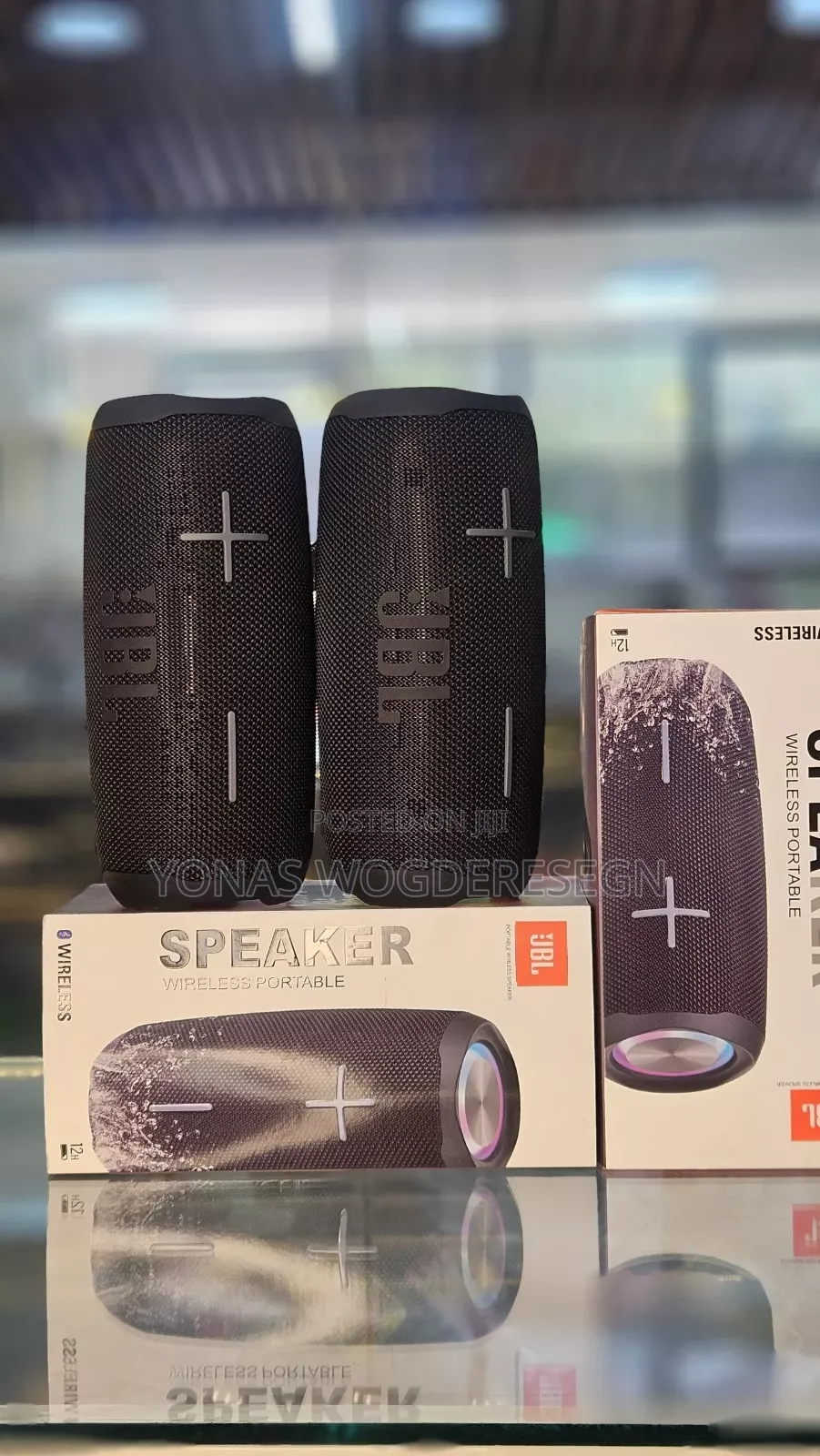 JBL Pulse 5 Portable Speaker – Deep Bass, Waterproof RGB Lights