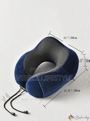 Premium Memory Foam Travel Neck Pillow - Super Soft Support