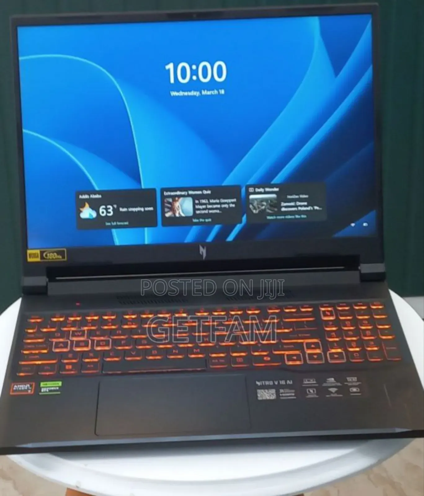 New Laptop Acer Predator Helios Neo 16 16GB AMD Ryzen 7 SSD 1T