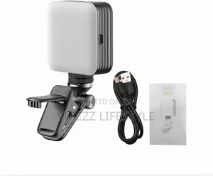 Rgb Portable Selfie Light - 360° Rotating Light For Tiktok Vlogging