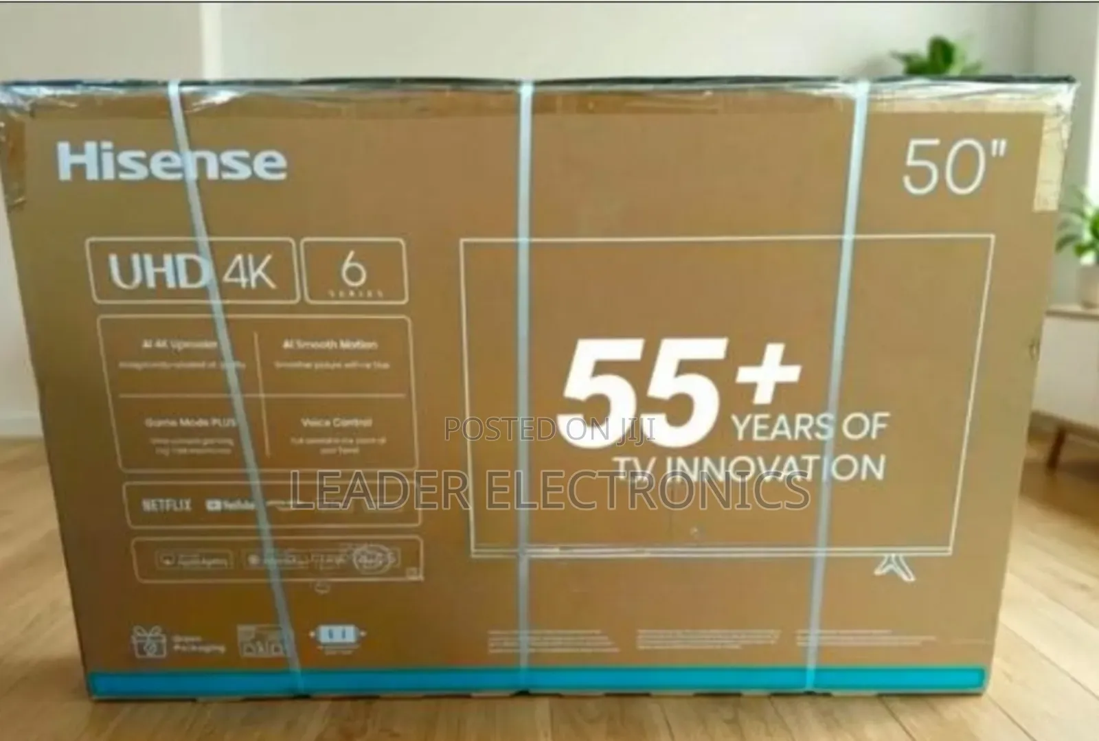 Hisense 50′′ Uhd Smart Tv – Clear, Smart Affordable