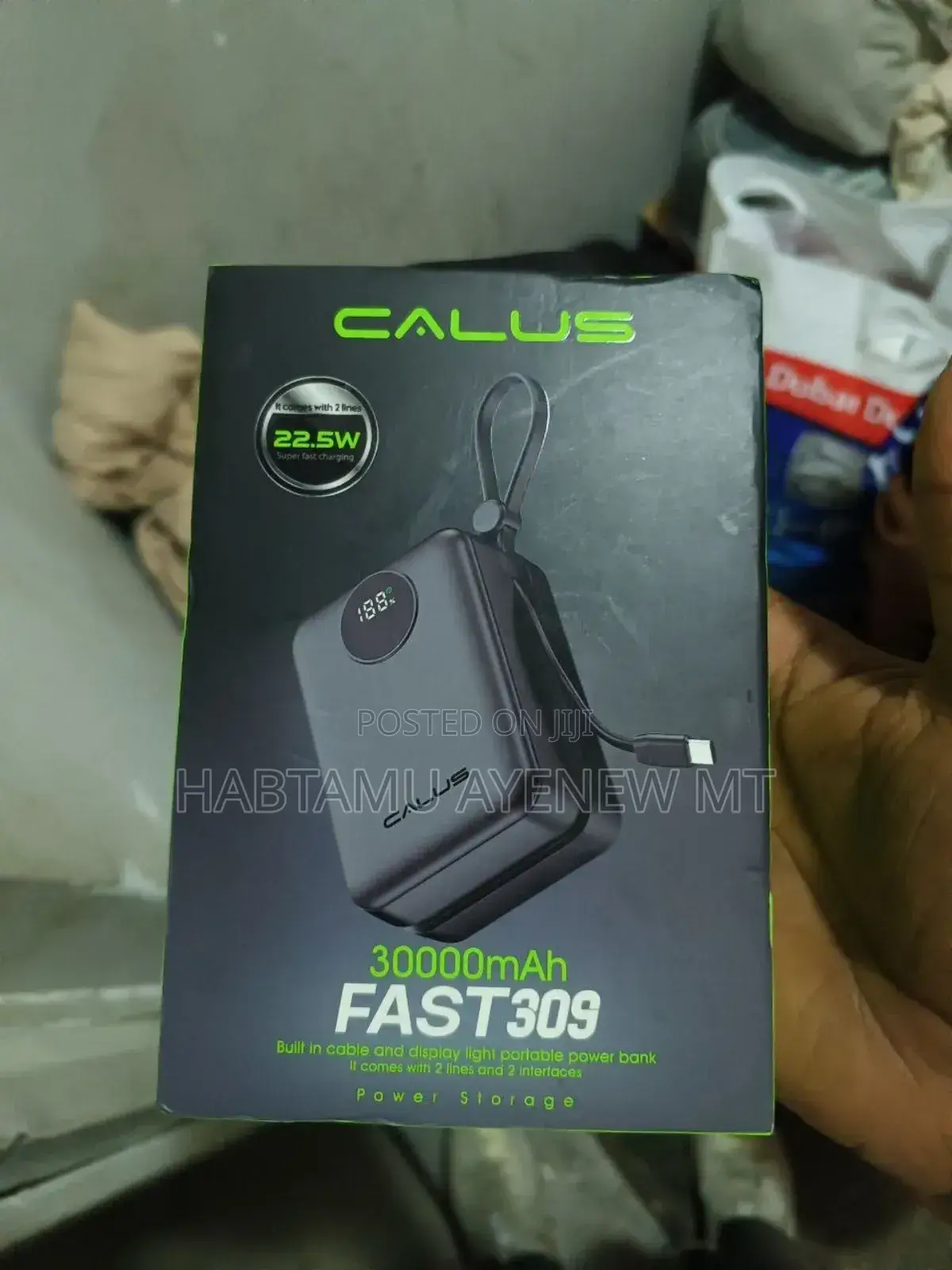 1ኛ Premium Quality ፓወር ባንክ ካሉስ Calus Power Bank 30,000 Mah