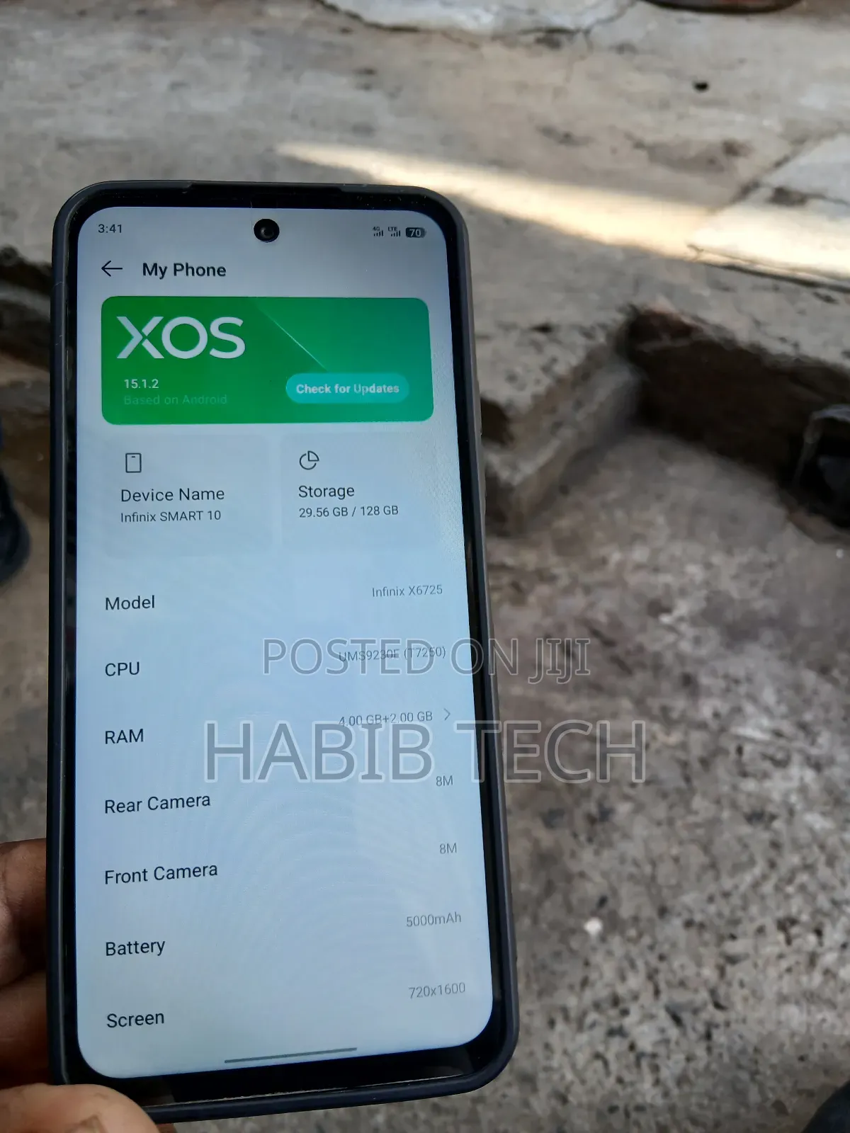 New Infinix Smart 10 128 GB Blue