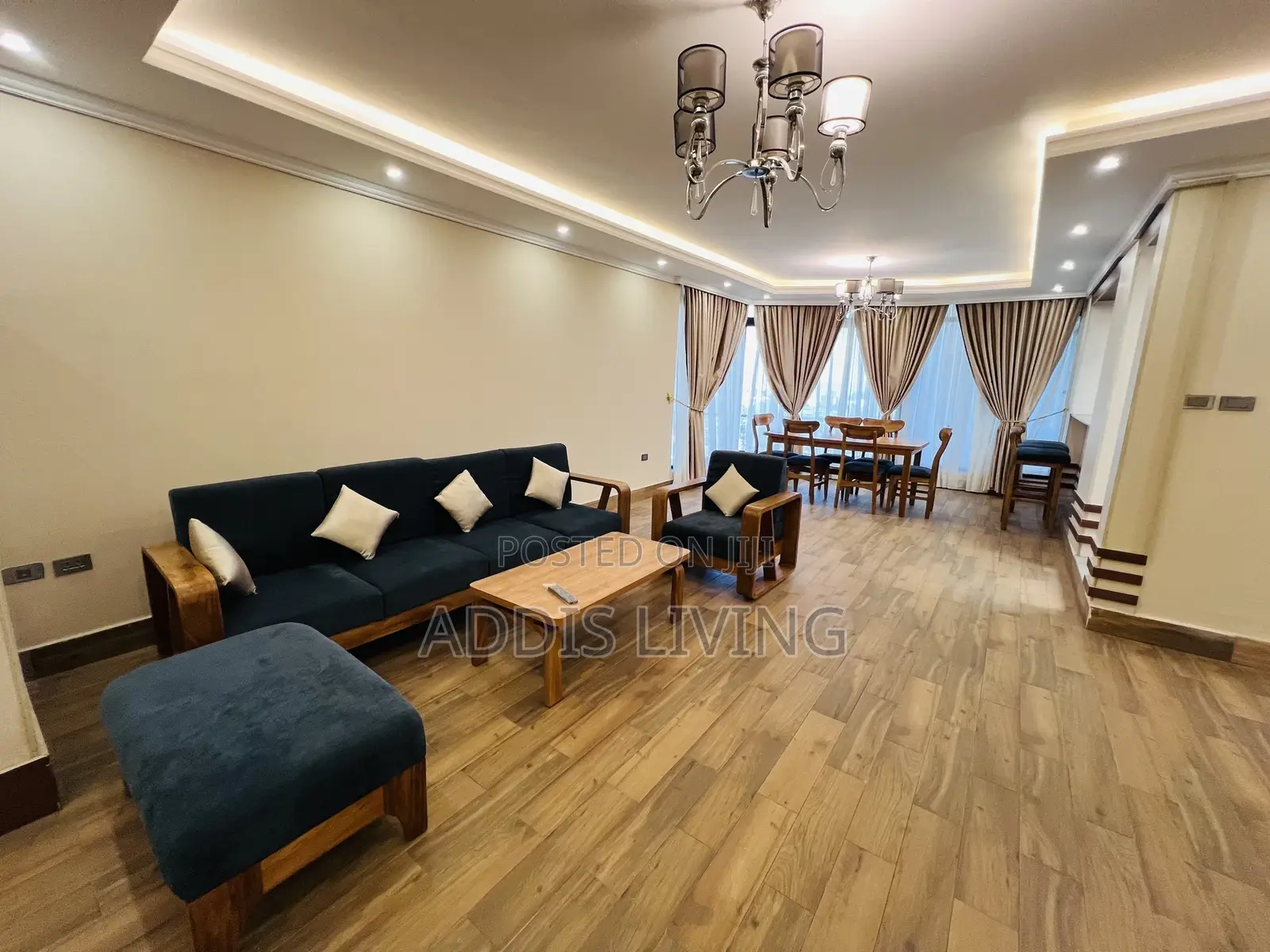 Furnished 4bdrm Apartment in Bole for rent