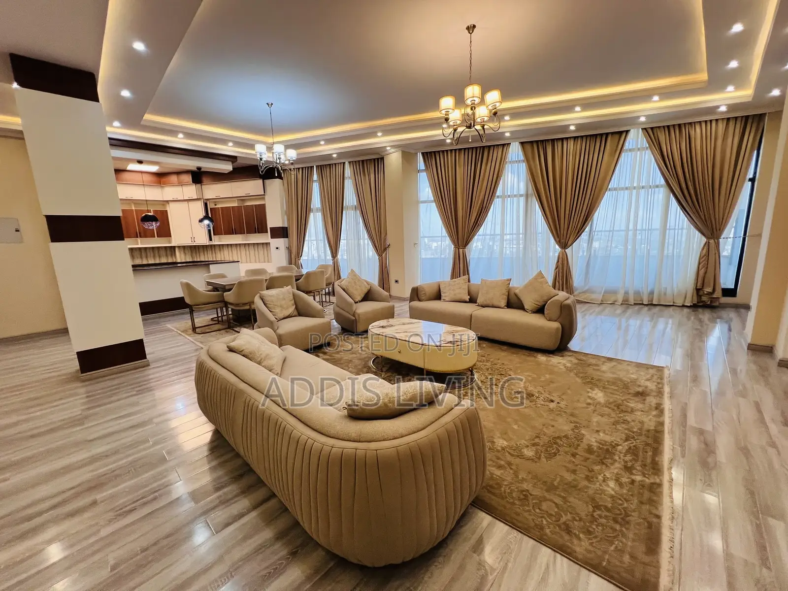 Furnished 4bdrm Penthouse in Bole for rent