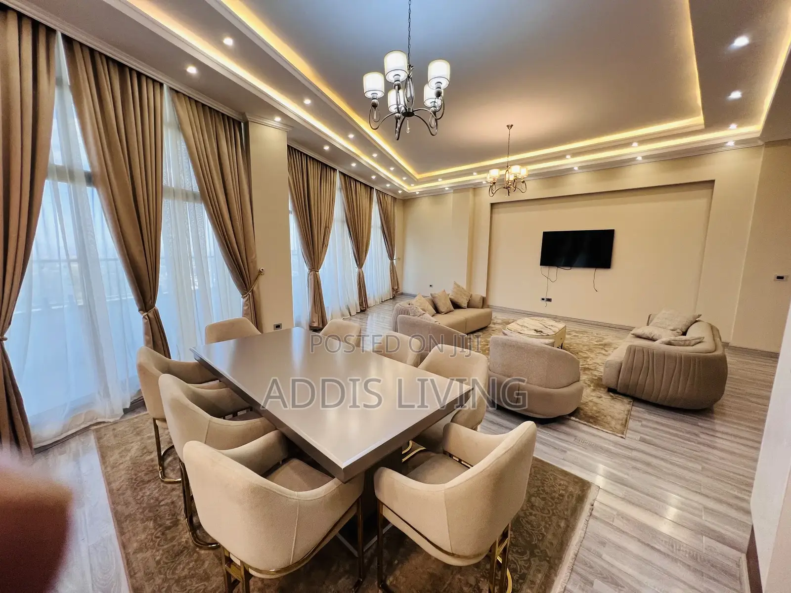 Furnished 4bdrm Penthouse in Bole for rent