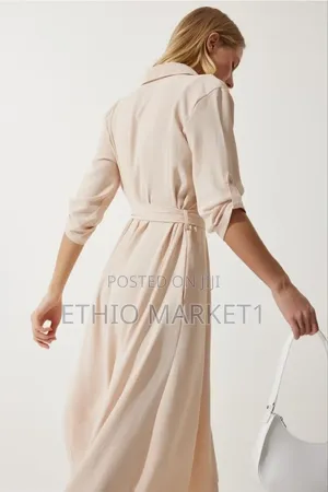 Women's Belted Shirt Dress