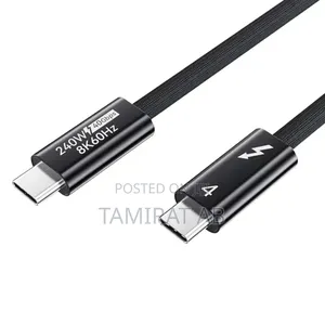 Thunderbolt 4, 40gbps High Speed, at 60hz Video, 240w Pd 3.1 Charging