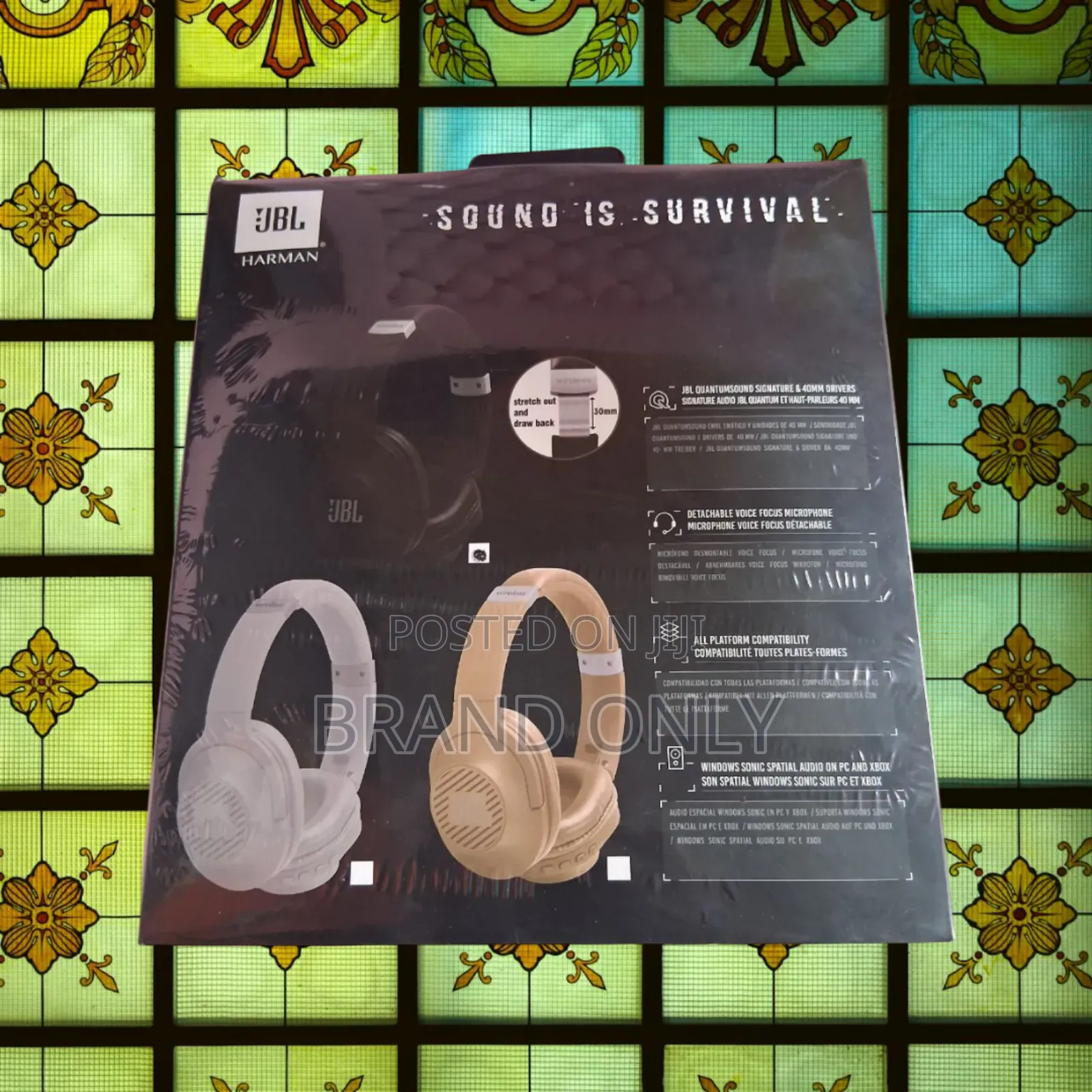 JBL Bt850 Wireless Over-Ear Headphones – 10 Hours of Playtime