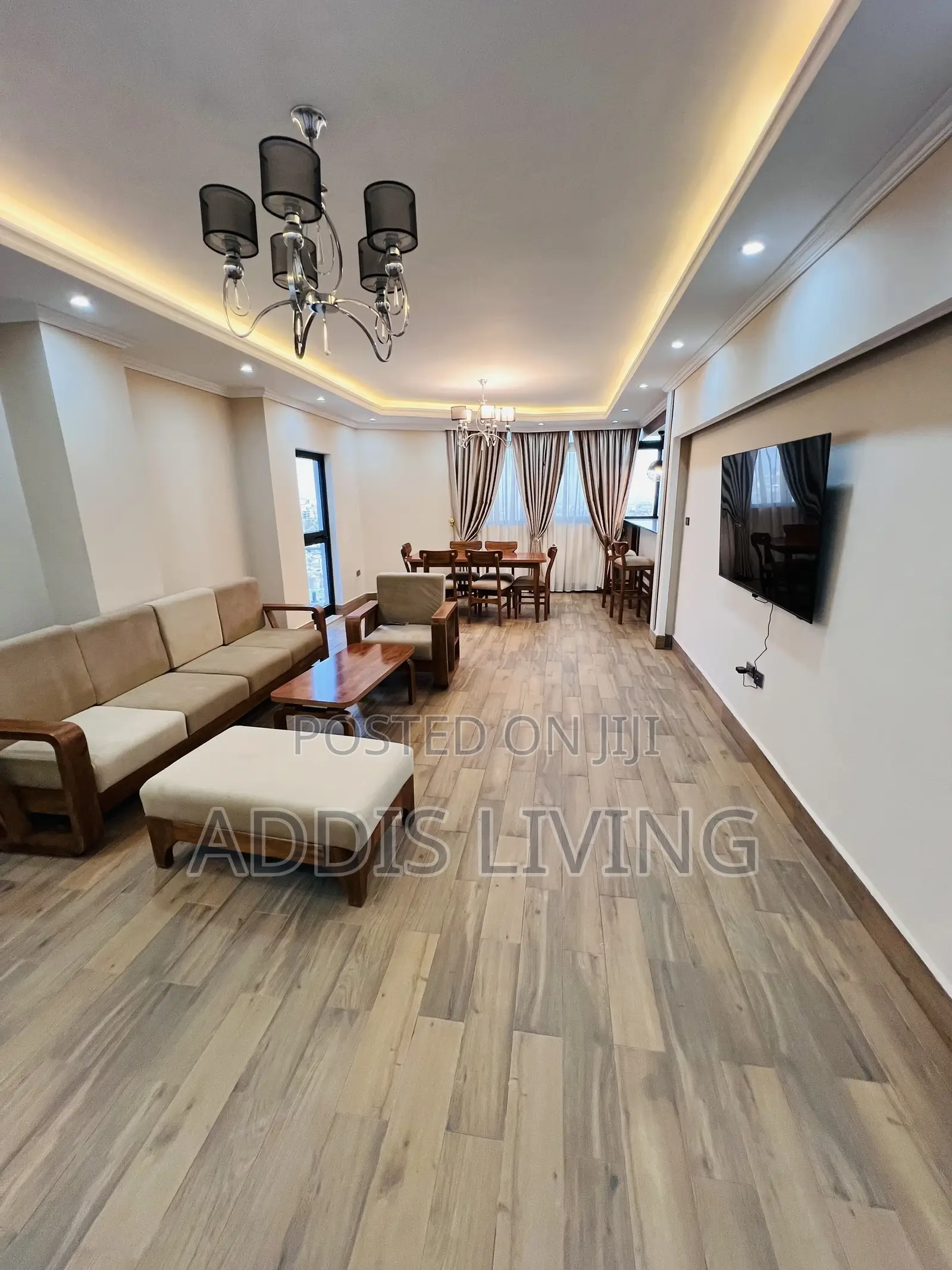 Furnished 3bdrm Apartment in Bole for rent