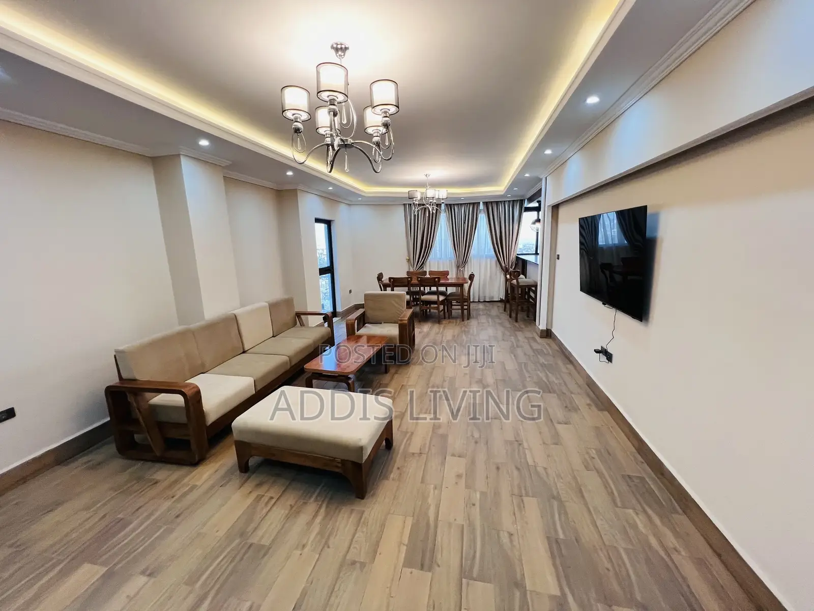 Furnished 3bdrm Apartment in Bole for rent
