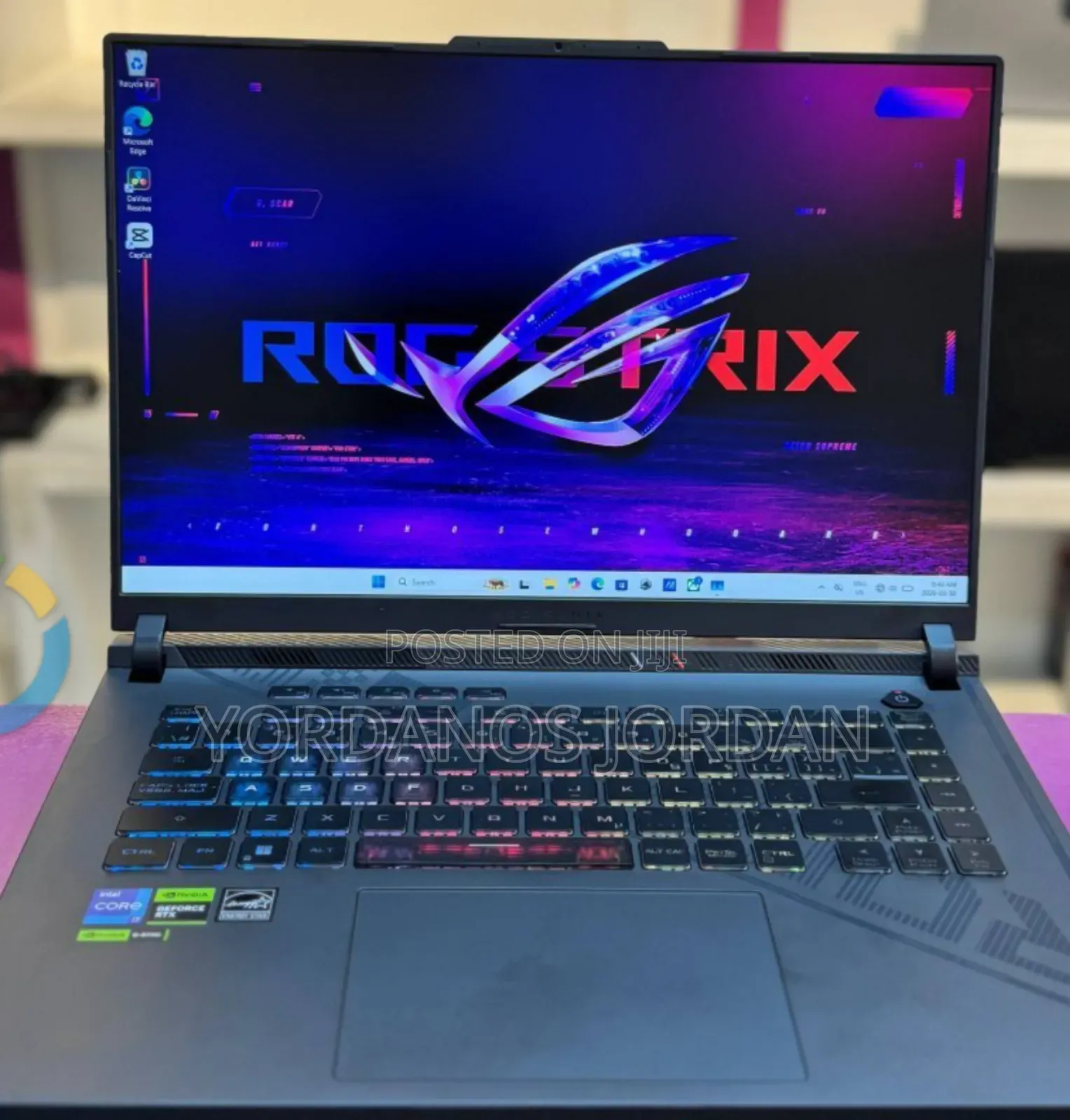 New Laptop Asus ROG Strix G16 G614 16GB Intel Core i7 SSD 1T