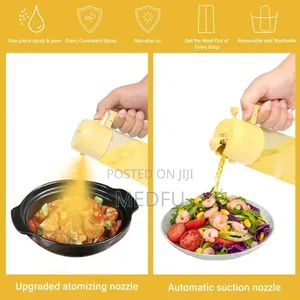 Sprayable and Pourable Oil Bottle