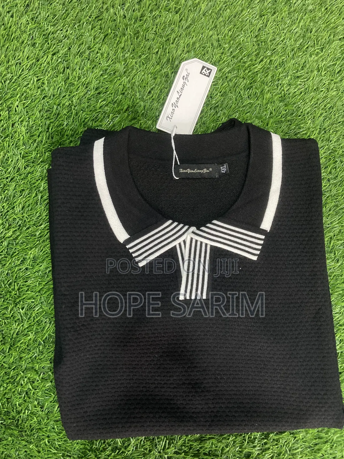 New Max Men's Black Polo Shirt