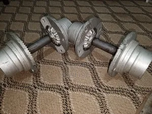 Dumbbells(12kg Solid Metal) Best for Home Usage.