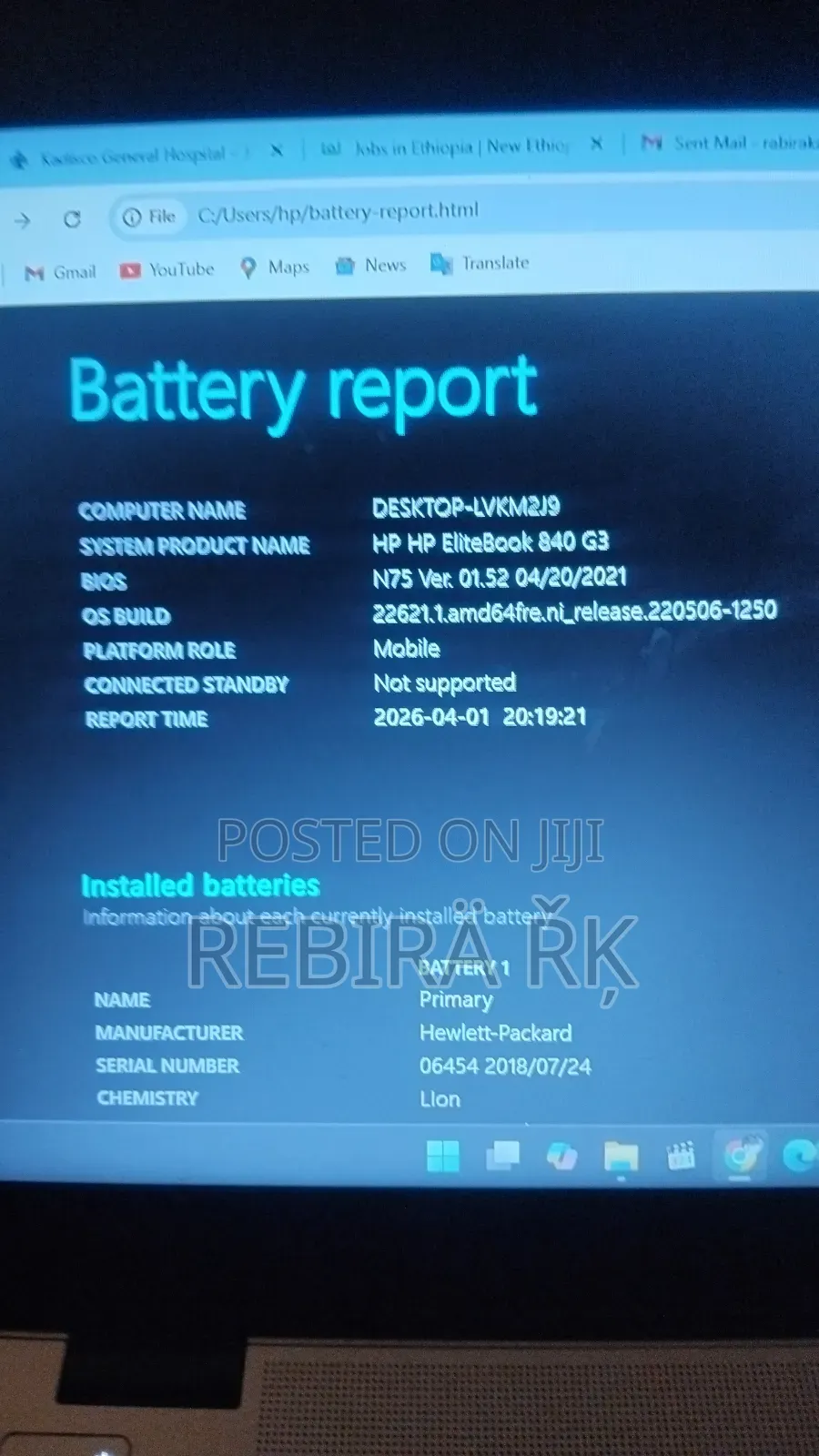 Laptop HP EliteBook 840 G3 8GB Intel Core i5 SSD 512GB