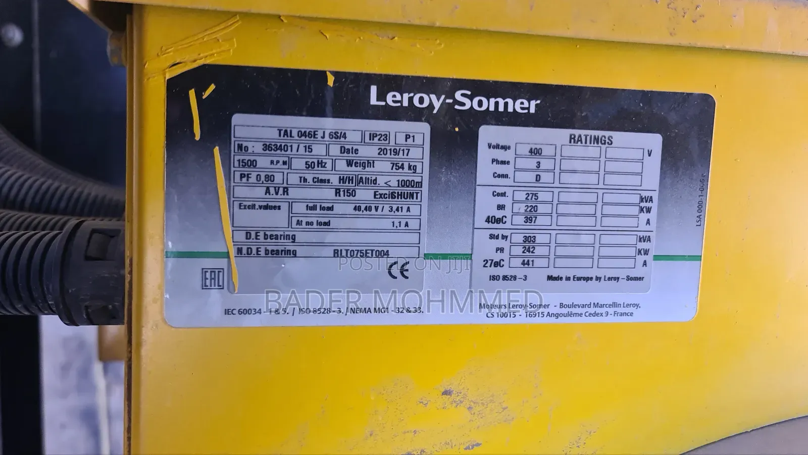 Generator 275