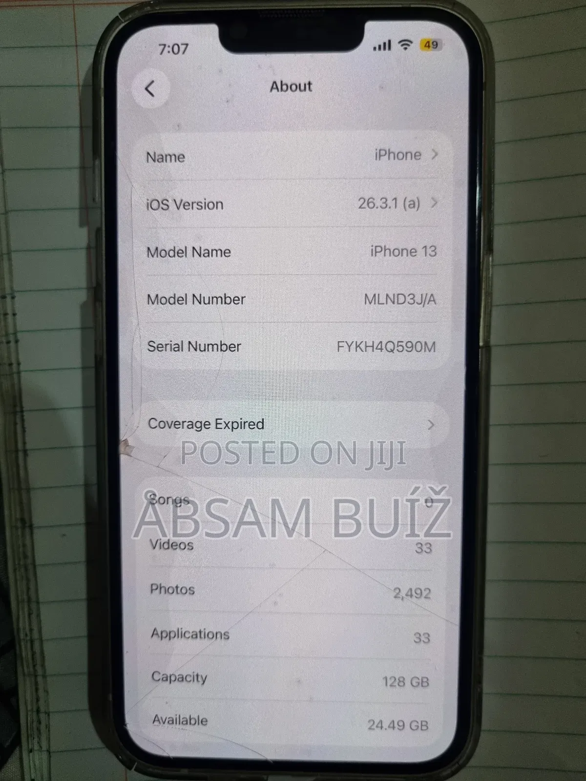 Apple iPhone 13 128 GB White