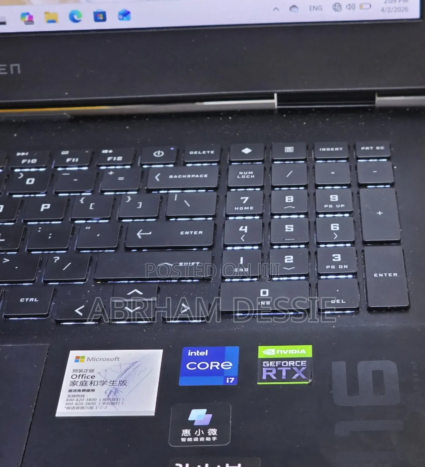 New Laptop HP 16GB Intel Core i7 SSD 512GB
