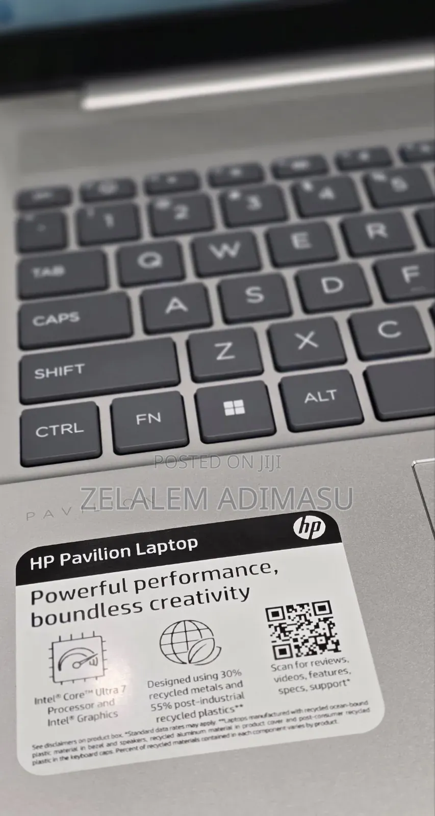 New Laptop HP Pavilion 15 16GB Intel Core Ultra 7 SSD 512GB