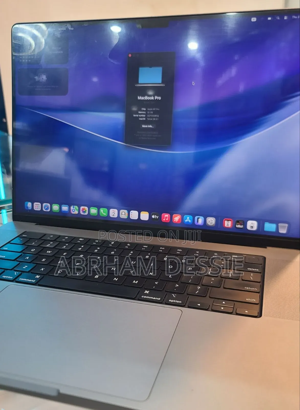 New Laptop Apple MacBook Pro M1 32GB Apple M1 Pro SSD 512GB