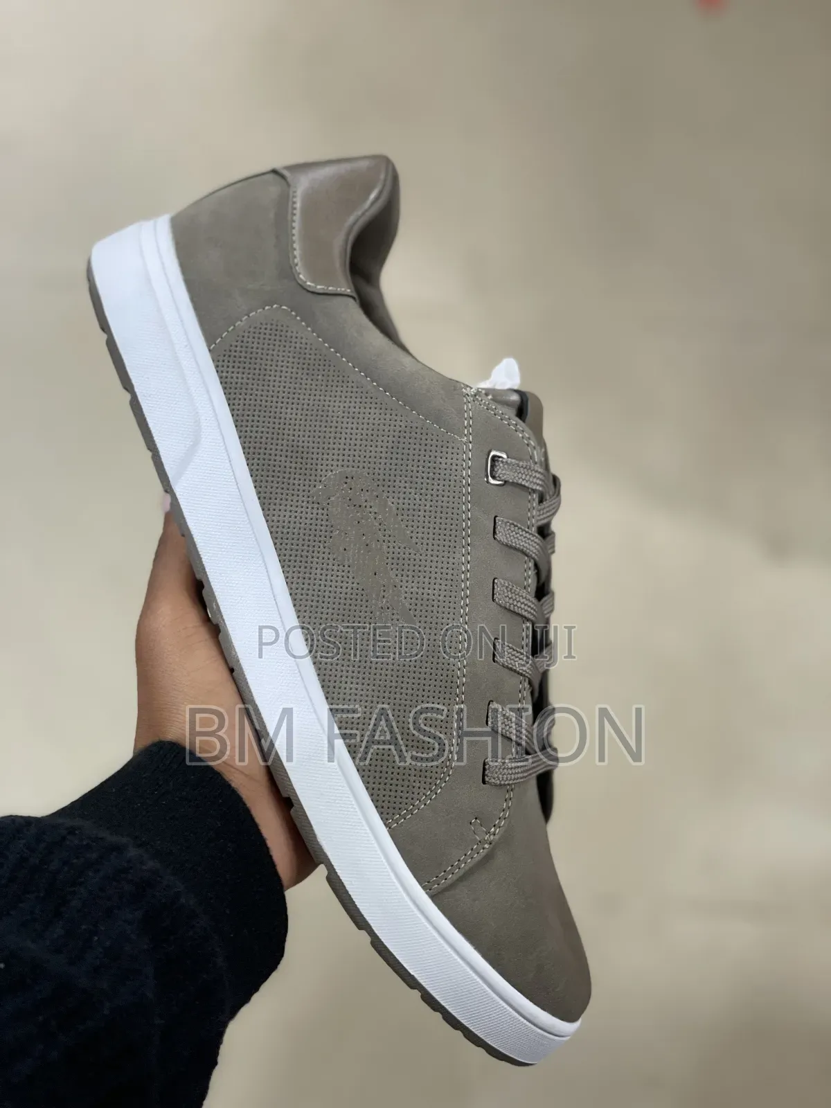 Lacoste Essential Grey Sneakers With White Sole