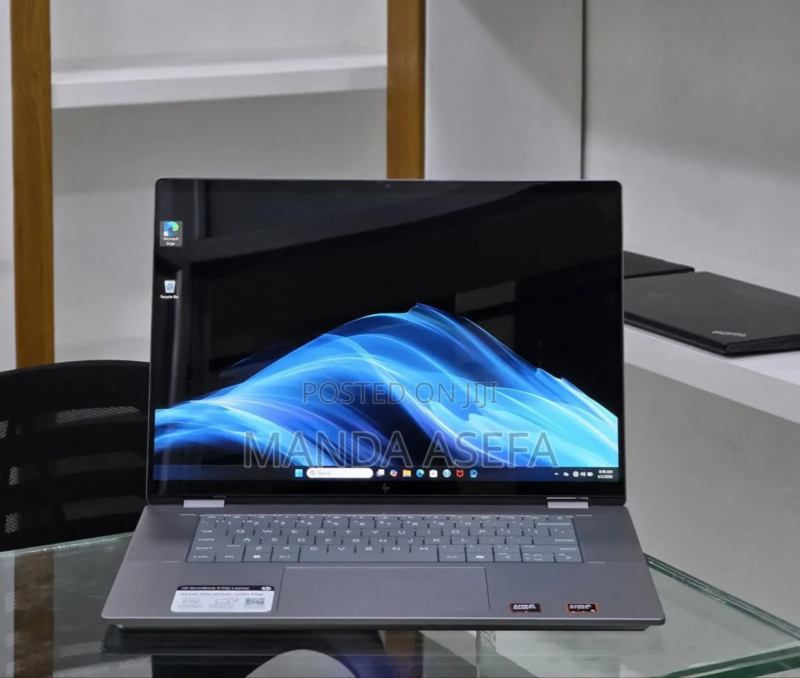 New Laptop HP OmniBook 5 Flip 8GB AMD Ryzen 5 SSD 512GB