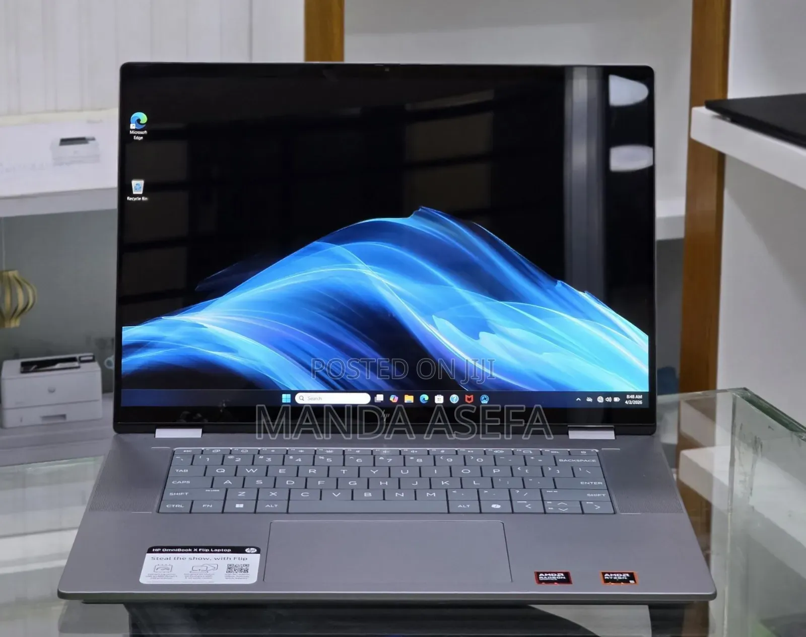 New Laptop HP OmniBook 5 Flip 8GB AMD Ryzen 5 SSD 512GB