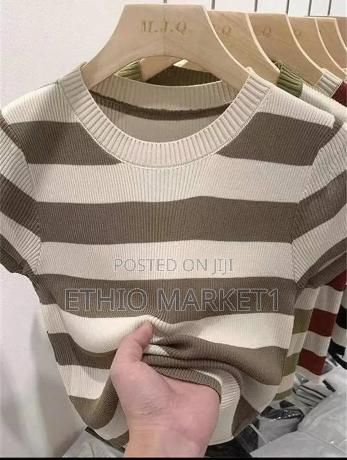 Strip Top Sweater Women's Clothes