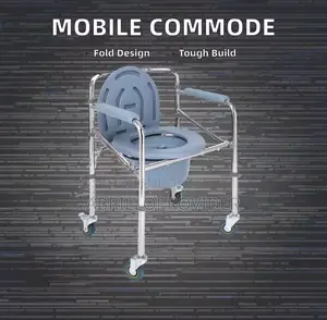 Folding Toilet Chair Commode Chair For Elderly With Bucket