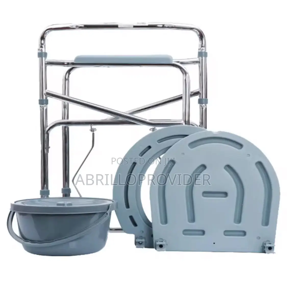 Toilet Chair With Steel Frame Beside Toilet Bowl Model Ky810-bq