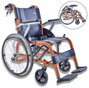 Wheelchair Manualcarbon Steel For Elderly With Wide Front Wheel