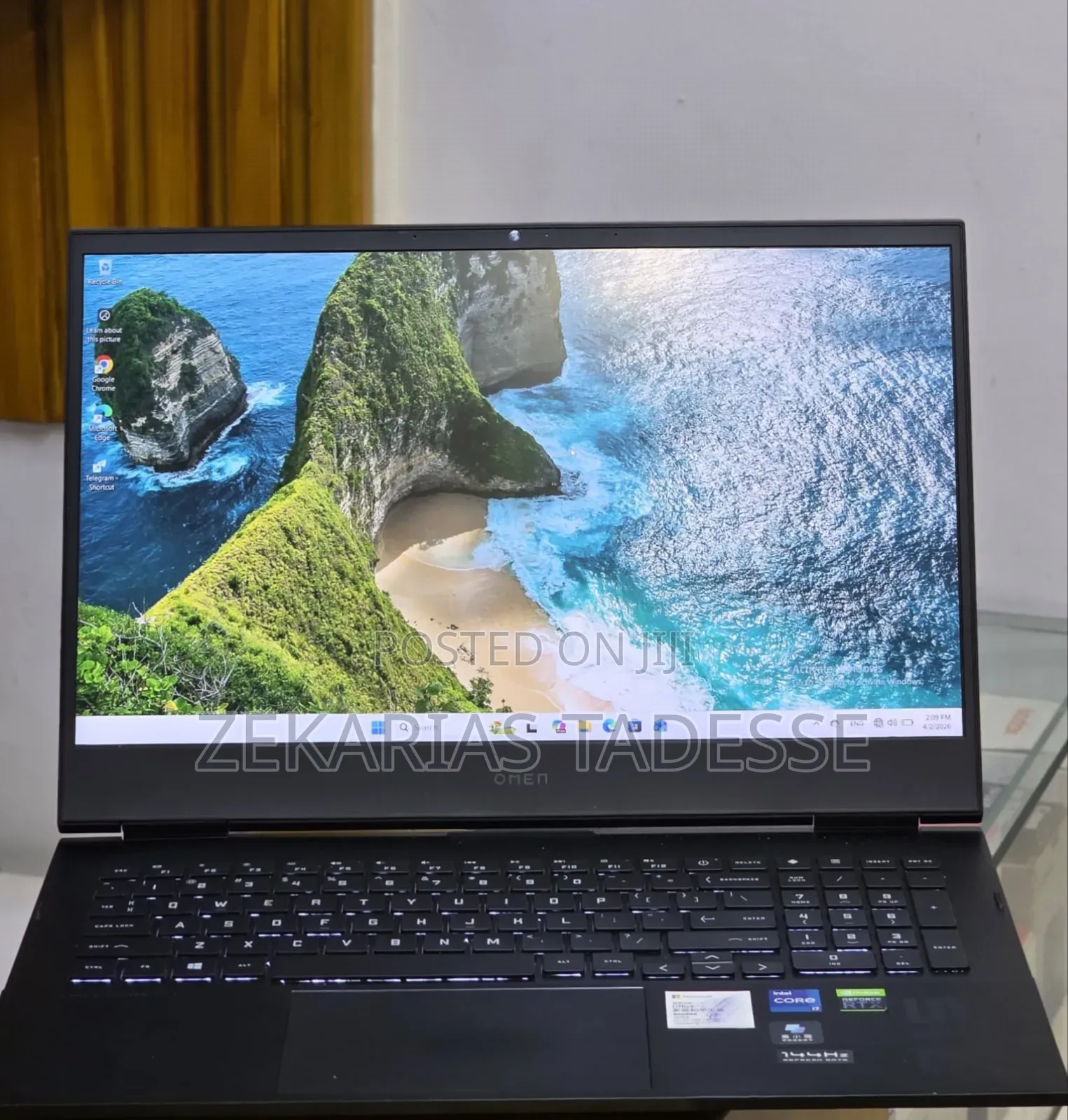 New Laptop HP Omen 16 16GB Intel Core i7 SSD 512GB