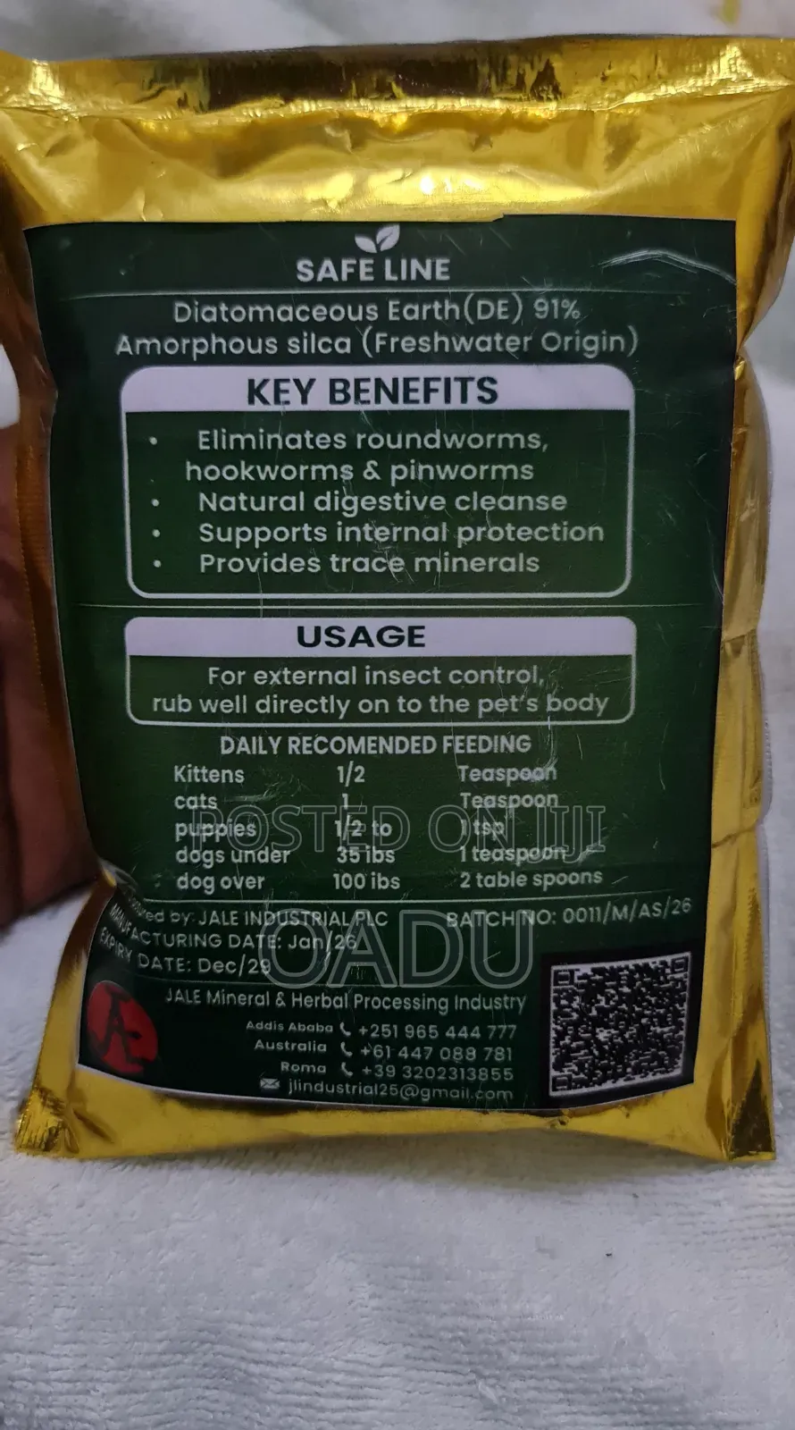 Pet Health Supplement Powder – Dogs, Cats Birds (200g)