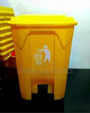 Trash Box Dust Bin Yellow Colour