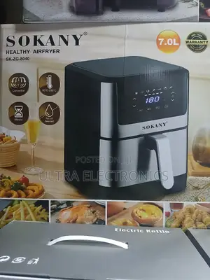 Sokany Healthy Airfryer Sk-zg-8040. Capacity: 7.0 Liters.