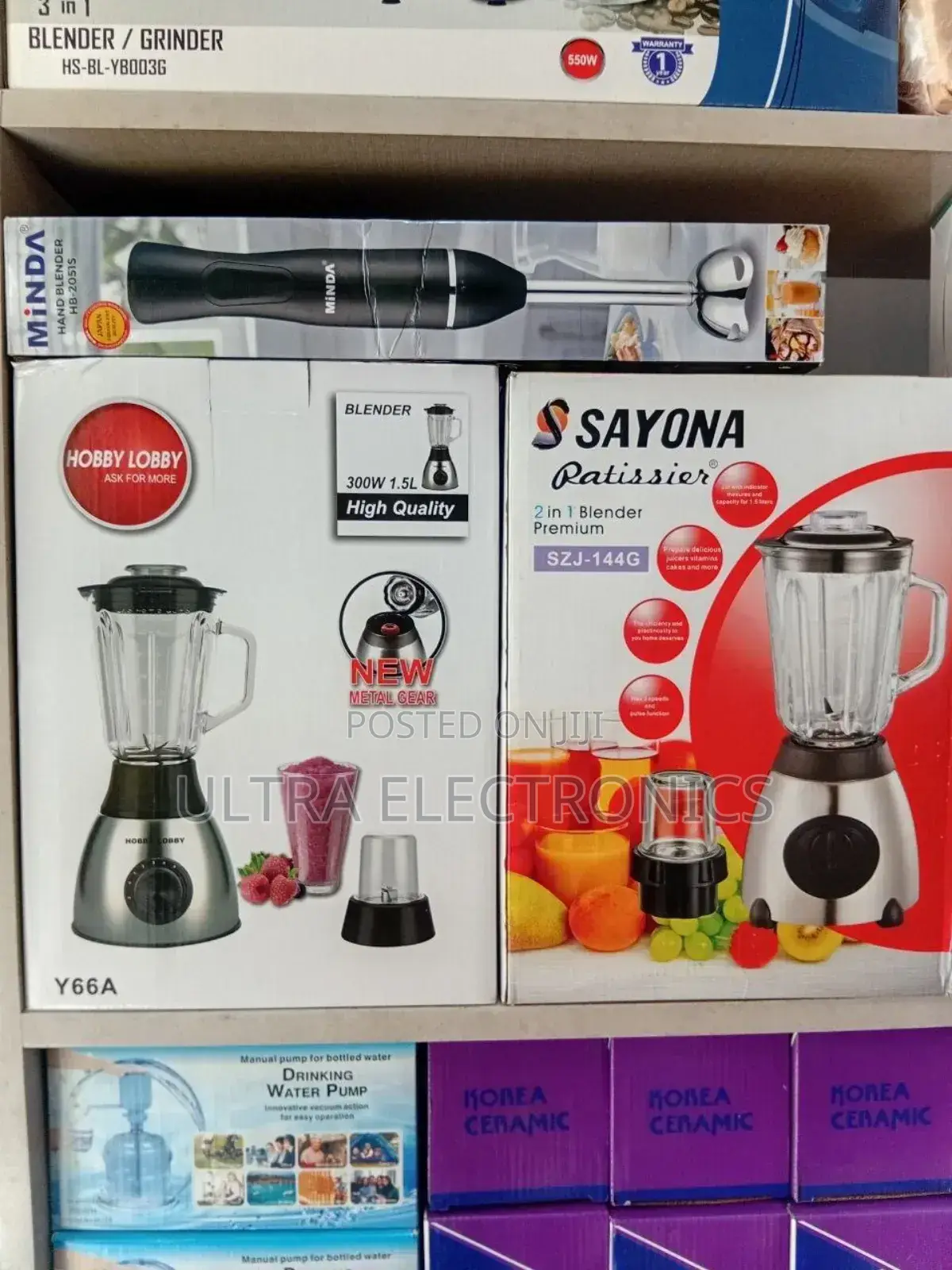Ssayona Patissier 2 in 1 Blender Premium (Model SZJ-144g). 2in1