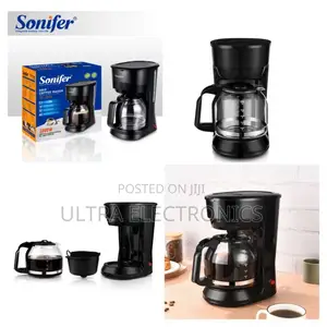 Sonifer Sf-3596 Drip Coffee Maker.It Has a 1000w Power Rating. 12 Cap