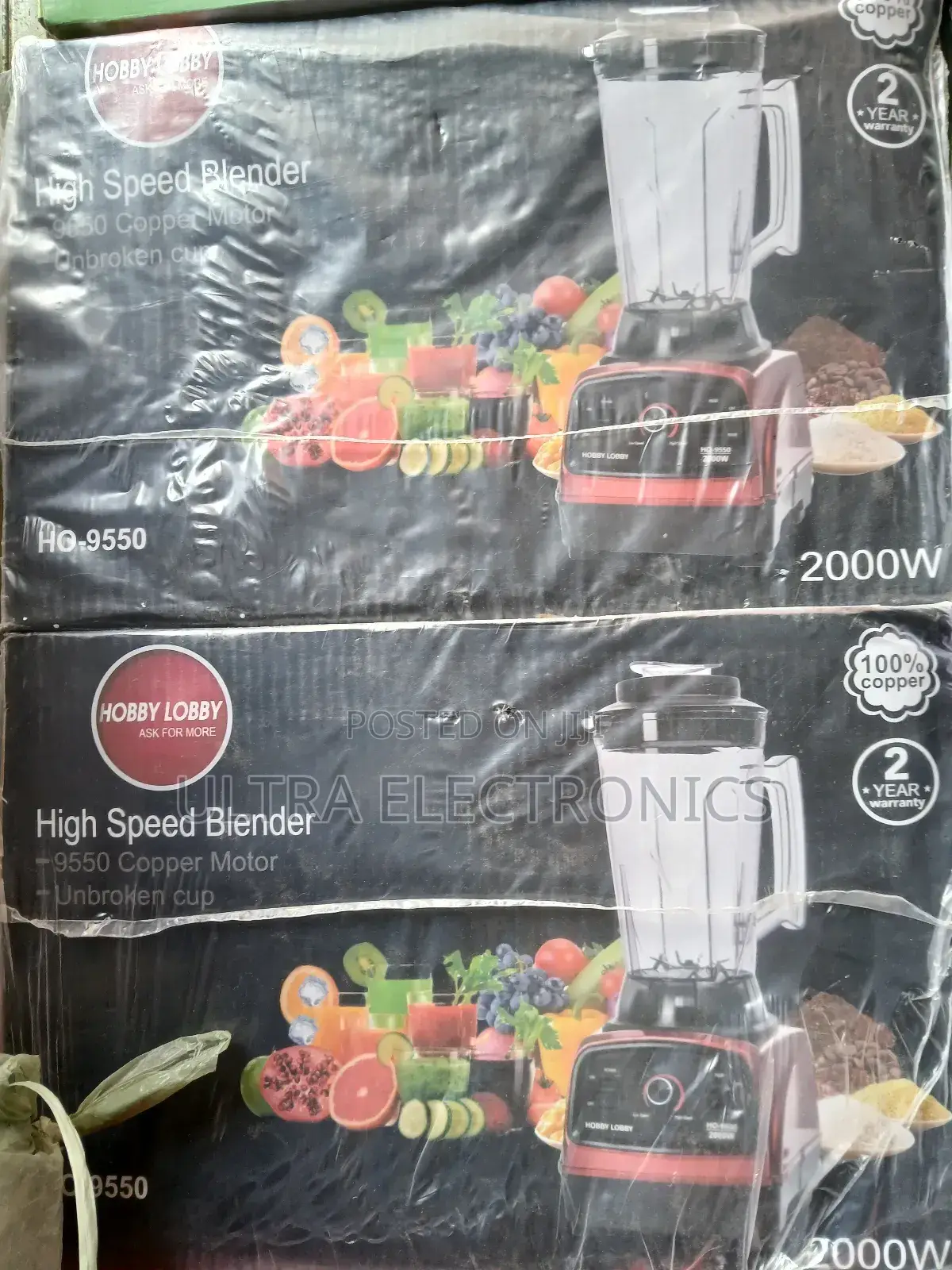 Hobby Lobby High-Speed Blender (Model Ho-9550).