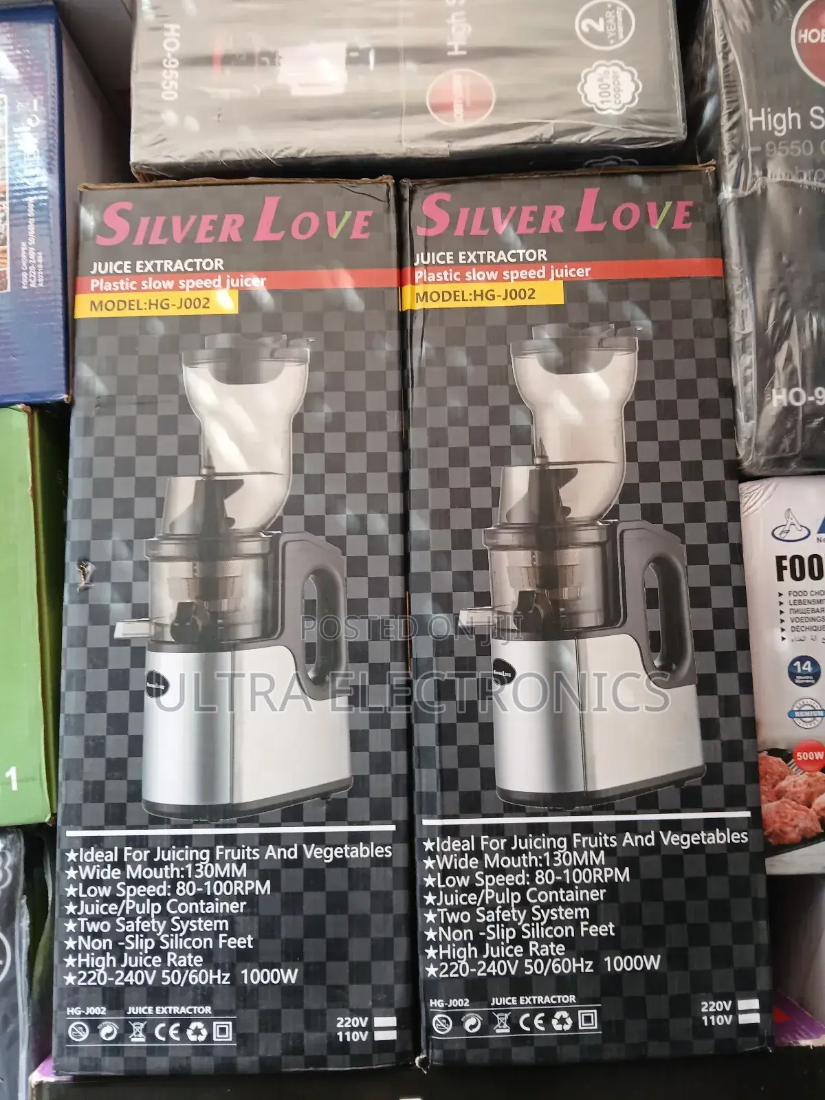 Silver Love Hg-J002 Slow Juicer. Type: Plastic Slow Speed Juicer/Juic