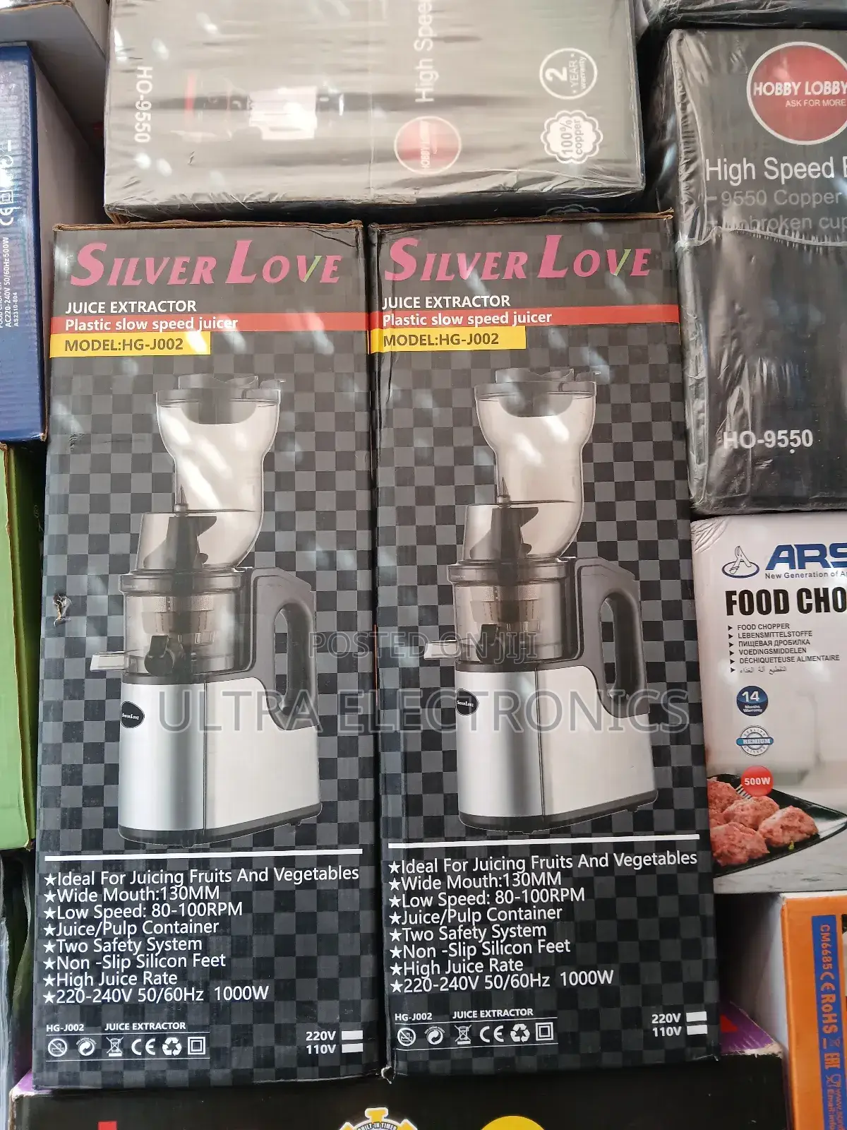 Silver Love Hg-J002 Slow Juicer. Type: Plastic Slow Speed Juicer/Juic