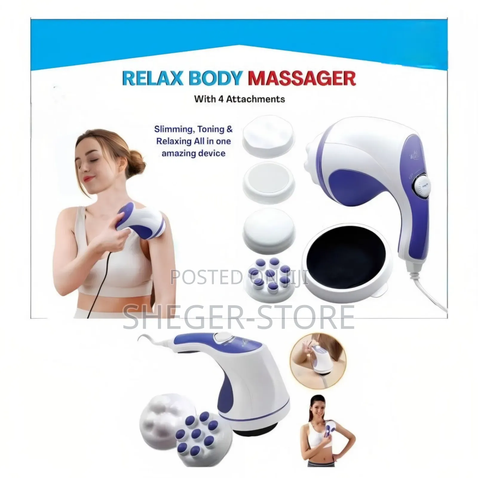 Brand New Relax and Spin Tone Massager