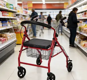 Walkers Foldable With Capacity Shopping Bag Walkers Trolley With Seat