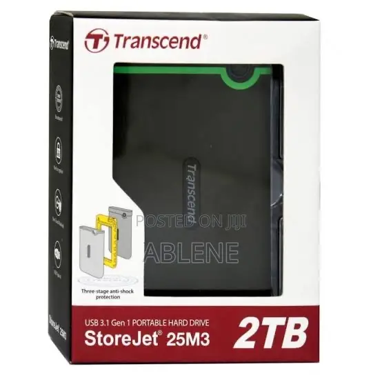 2 Tera Transcend HDD (External Hard Disk