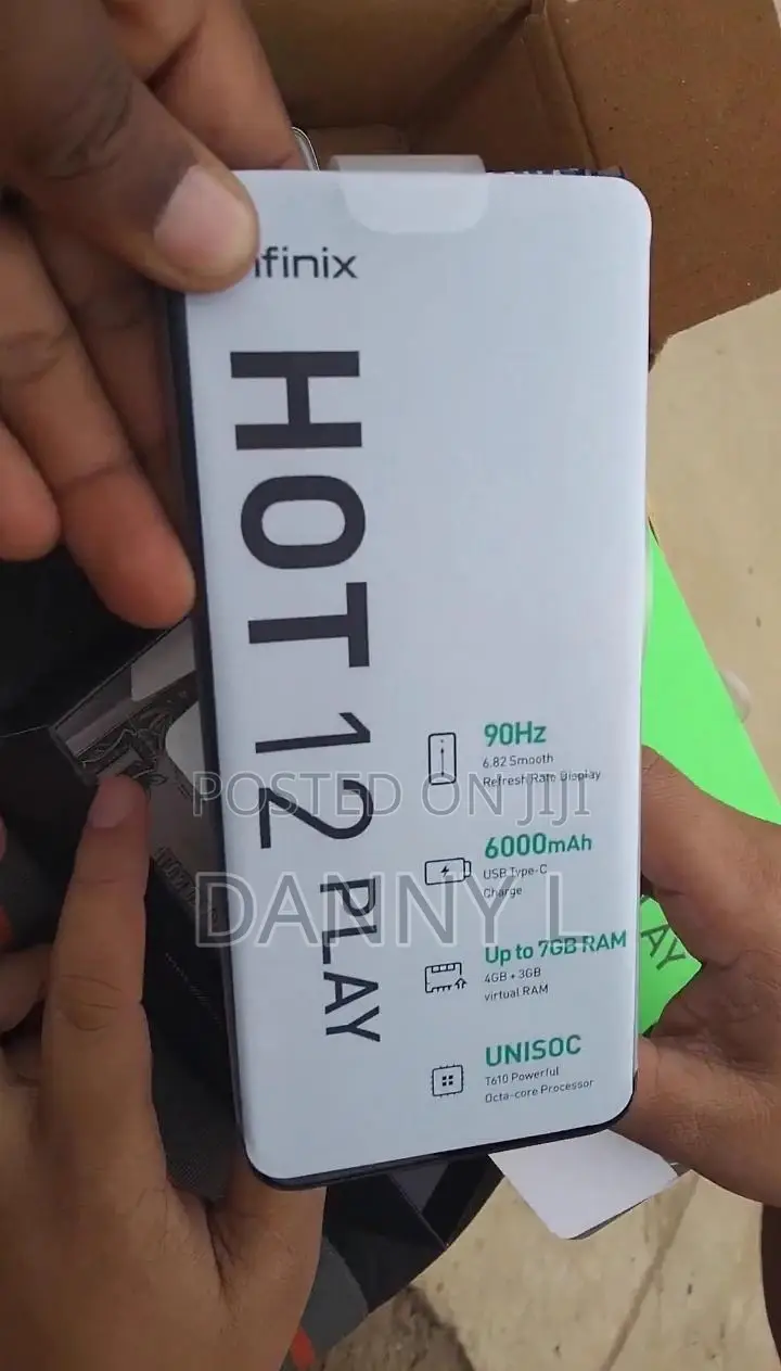 New Infinix Hot 12 play 64 GB Blue