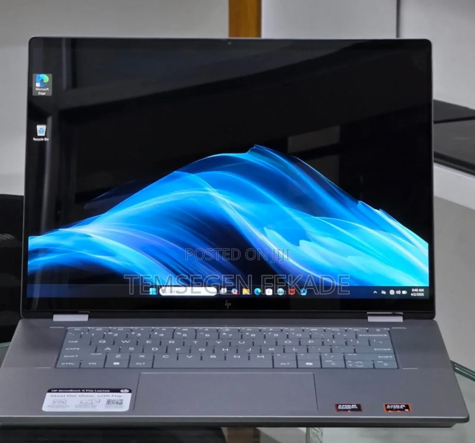 New Laptop HP OmniBook X Flip 16" 8GB AMD Ryzen 5 SSD 512GB