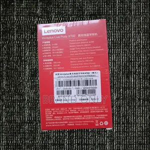 Lenovo Xt92 True Wireless – High-Fidelity Audio With Led Lights