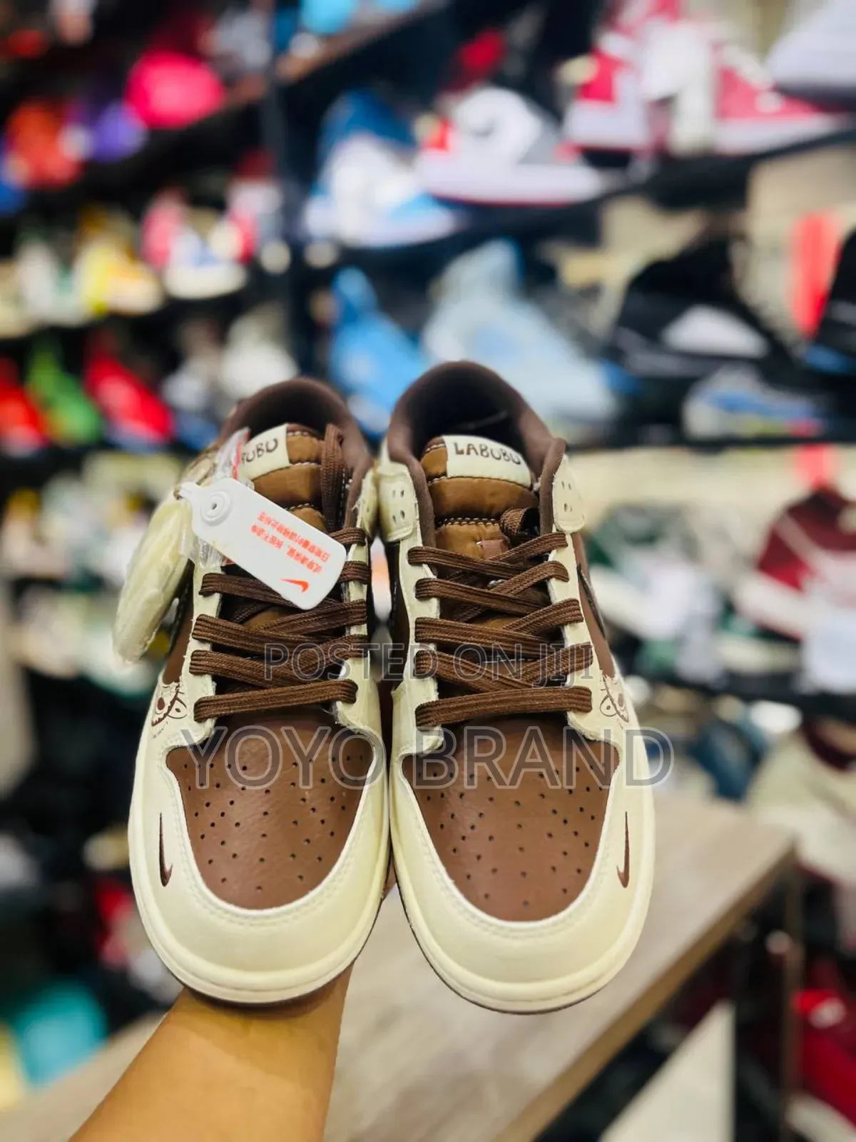 Sb Dunk Low"Labubu" Dark Brown Fashion Unisex Sneaker